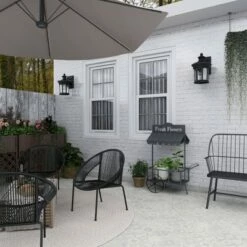 Olivia & May Small Metal Rectangular Rolling Garden Cart Plant Stand with Canopy and Fresh Flowers Black - Olivia & May 23 Olivia & May Small Metal Rectangular Rolling Garden Cart Plant Stand with Canopy and Fresh Flowers Black - Olivia & May -Cheap Planters Store unnamed file 1029