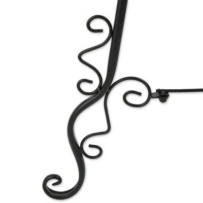 Zingz & Thingz 9.25" Indoor/Outdoor Iron 2-Tier Plant Stand Black - Zings & Thingz 3 Zingz & Thingz 9.25" Indoor/Outdoor Iron 2-Tier Plant Stand Black - Zings & Thingz