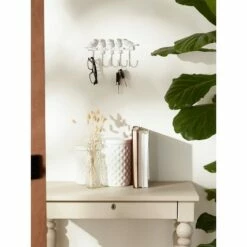 Zingz & Thingz Zingz & Thingz 5.39" Indoor/Outdoor Birds Wall Hook Metal Plant Stand Silver -Cheap Planters Store unnamed file 1057