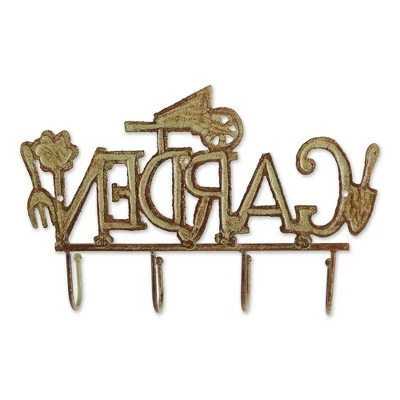 Zingz & Thingz Zingz & Thingz 2.13" Indoor/Outdoor Garden Wall Hook Cast Iron Plant Stand Brown 2 Zingz & Thingz Zingz & Thingz 2.13" Indoor/Outdoor Garden Wall Hook Cast Iron Plant Stand Brown