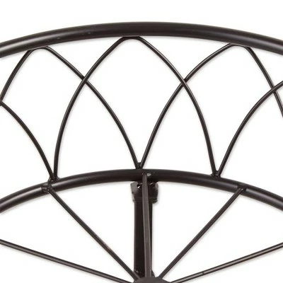 Zingz & Thingz 4.8" Indoor/Outdoor Iron Curlicue Plant Stand Black - Zings & Thingz 3 Zingz & Thingz 4.8" Indoor/Outdoor Iron Curlicue Plant Stand Black - Zings & Thingz