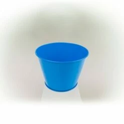 Alpine Corporation Alpine 24" Iron Flower Planter Stand Blue -Cheap Planters Store unnamed file 1077