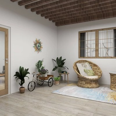 Olivia & May 24" Rustic Iron Bicycle Inspired Flower Cart Brown - Olivia & May 14 Olivia & May 24" Rustic Iron Bicycle Inspired Flower Cart Brown - Olivia & May - Image 12