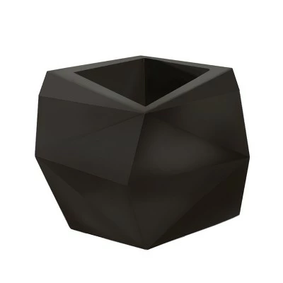 26'' Contour Origami Tall Planter - Crescent Garden Citron 5 26'' Contour Origami Tall Planter - Crescent Garden Citron - Image 3