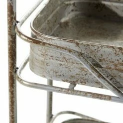 Olivia & May 36" Rustic Iron 3-Tiered Rectangular Garden Rack Gray - Olivia & May -Cheap Planters Store unnamed file 1129