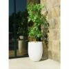 Rosemead Home & Garden, Inc. 21.7" Lightweight Concrete Outdoor Bowl Planter Pure White - Rosemead Home & Garden, Inc.