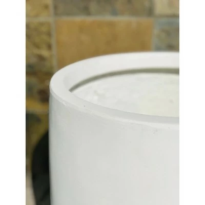 Rosemead Home & Garden, Inc. 21.7" Lightweight Concrete Outdoor Bowl Planter Pure White - Rosemead Home & Garden, Inc. 9 Rosemead Home & Garden, Inc. 21.7" Lightweight Concrete Outdoor Bowl Planter Pure White - Rosemead Home & Garden, Inc. - Image 8