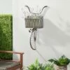 Olivia & May 37.5" Vintage Galvanized Steel Wall Tricycle Planter Gray - Olivia & May -Cheap Planters Store unnamed file 1173