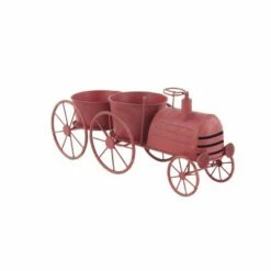 Olivia & May 10" Rustic Iron Train Novelty Planter Red - Olivia & May -Cheap Planters Store unnamed file 1192
