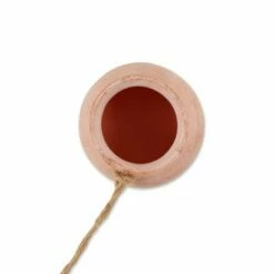 Zingz & Thingz Zingz & Thingz 3.75" Indoor/Outdoor Dangling Terracotta Mini Pots Whitewash