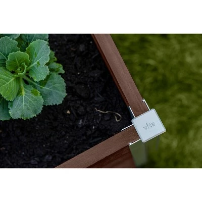 22" Vinyl Urbana Keyhole Raised Garden Bed Espresso - Vita 7 22" Vinyl Urbana Keyhole Raised Garden Bed Espresso - Vita - Image 5