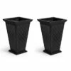 FCMP Outdoor 24" Casablanca Self Watering Freestanding Pedestal Home Planter Set -Cheap Planters Store unnamed file 1225