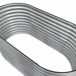 Sunnydaze Decor Sunnydaze Large Oval Steel Raised Garden Bed - Stand-Up Height - 62.5" W x 32" H - Silver 10 Sunnydaze Decor Sunnydaze Large Oval Steel Raised Garden Bed - Stand-Up Height - 62.5" W x 32" H - Silver -Cheap Planters Store unnamed file 123