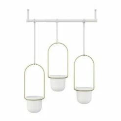 Triflora Hanging Planter White/Brass - Umbra -Cheap Planters Store unnamed file 1250