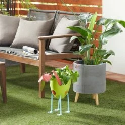 Olivia & May Metal Dog Planter - Olivia & May