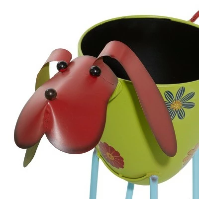 Olivia & May Metal Dog Planter - Olivia & May 4 Olivia & May Metal Dog Planter - Olivia & May - Image 2
