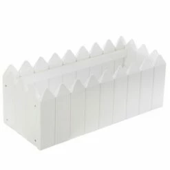Gardenised Rectangular Traditional Fence Design Vinyl Planter Box -Cheap Planters Store unnamed file 1324