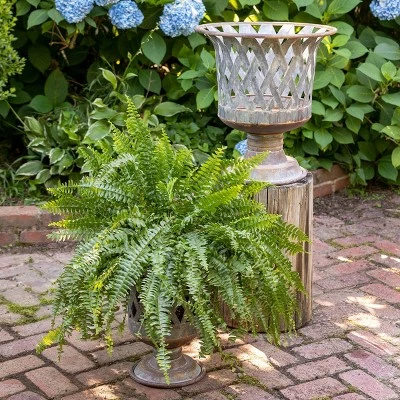 Park Hill Collection Woven Metal Classic Urn 2 Park Hill Collection Woven Metal Classic Urn