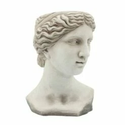Sagebrook Home 15" Lady Head Resin Planter Antique White -Cheap Planters Store unnamed file 1349