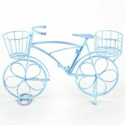 The Lakeside Collection Lakeside Vintage Metal Bike Double-Planter Stand with Distressed Finish -Cheap Planters Store unnamed file 1370