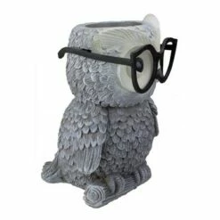 Roman 9.25" Owl Spring Outdoor Patio Garden Planter - Gray -Cheap Planters Store unnamed file 1376