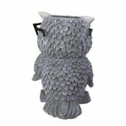 Roman 9.25" Owl Spring Outdoor Patio Garden Planter - Gray -Cheap Planters Store unnamed file 1378
