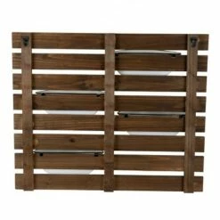 Rustic Slat Wood Wall Planter with Four Distressed White Enamel Pots - Foreside Home & Garden -Cheap Planters Store unnamed file 1389