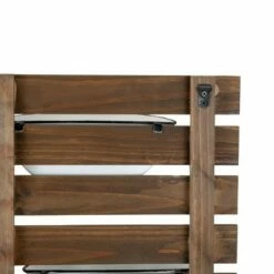 Rustic Slat Wood Wall Planter with Four Distressed White Enamel Pots - Foreside Home & Garden -Cheap Planters Store unnamed file 1390