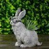 Roman 11.25" Bunny Rabbit Spring Outdoor Patio Garden Planter - Gray 2 Roman 11.25" Bunny Rabbit Spring Outdoor Patio Garden Planter - Gray -Cheap Planters Store unnamed file 1400