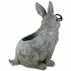 Roman 11.25" Bunny Rabbit Spring Outdoor Patio Garden Planter - Gray -Cheap Planters Store unnamed file 1403