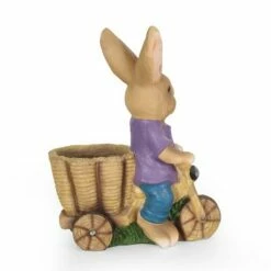Biddle Outdoor Decorative Rabbit Planter Brown/Blue - Christopher Knight Home -Cheap Planters Store unnamed file 1430