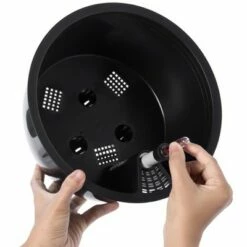 Gardenised 10" Self Watering Bronze Hanging Basket Flower Planter -Cheap Planters Store unnamed file 1443