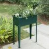 Gardenised Green Freestanding Raised Garden Bed Rectangular Flower Planter -Cheap Planters Store unnamed file 1447