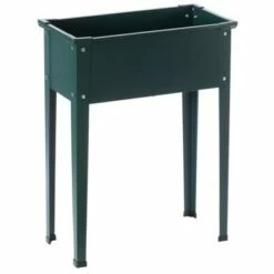 Gardenised Green Freestanding Raised Garden Bed Rectangular Flower Planter 19 Gardenised Green Freestanding Raised Garden Bed Rectangular Flower Planter -Cheap Planters Store unnamed file 1454