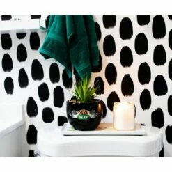 Silver Buffalo Friends Central Perk Logo Large 7.75 x 4.75 Inch Ceramic Planter 11 Silver Buffalo Friends Central Perk Logo Large 7.75 x 4.75 Inch Ceramic Planter -Cheap Planters Store unnamed file 1462