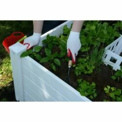 22" Vinyl Keyhole Classic Raised Square Garden Bed White - Vita -Cheap Planters Store unnamed file 147