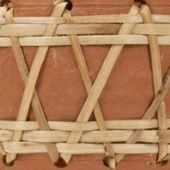 Natural Terracotta and Woven Rattan Planter - Foreside Home & Garden -Cheap Planters Store unnamed file 1496