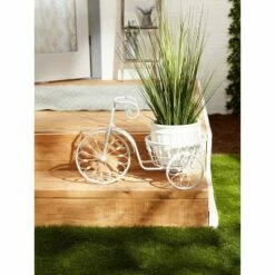 Zingz & Thingz 11.2" Indoor/Outdoor Iron Bicycle Planter White - Zings & Thingz -Cheap Planters Store unnamed file 1540