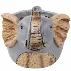 Sunnydaze Decor Sunnydaze Elsie the Elephant Planter Statue - Indoor/Outdoor Decorative Figurine - 8.5" -Cheap Planters Store unnamed file 1559