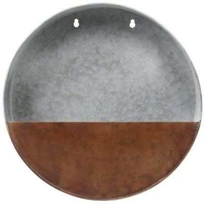 15" H Metal Planters - Evergreen 4 15" H Metal Planters - Evergreen - Image 2