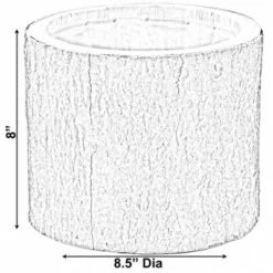 Vintiquewise Wooden Stump Tree Branch with Bark Succulent Planter Pot Flower Shelf -Cheap Planters Store unnamed file 1627