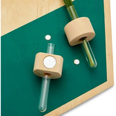 Juvale 3 Pack Wooden Hexagon Hanging Planters, Plant Pots Holder, Wall Decor, 2 Sizes 4 Juvale 3 Pack Wooden Hexagon Hanging Planters, Plant Pots Holder, Wall Decor, 2 Sizes - Image 2