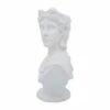 Sagebrook Home 20" David Bust Resin Planter White
