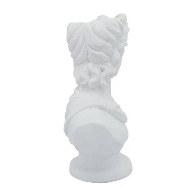 Sagebrook Home 20" David Bust Resin Planter White 4 Sagebrook Home 20" David Bust Resin Planter White - Image 2