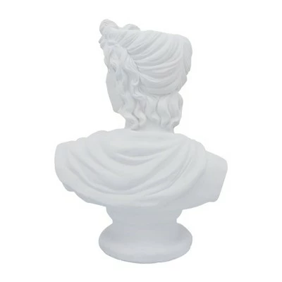Sagebrook Home 20" David Bust Resin Planter White 5 Sagebrook Home 20" David Bust Resin Planter White - Image 3