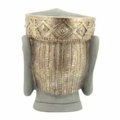 Sagebrook Home 17" Polyresin Buddha Head Planter Gray/Gold -Cheap Planters Store unnamed file 1692