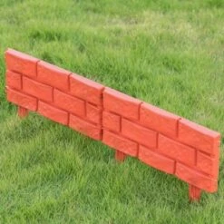 Gardenised Outdoor Brick Stone Gate Lawn Edging Pack of 8, Red 16 Gardenised Outdoor Brick Stone Gate Lawn Edging Pack of 8, Red -Cheap Planters Store unnamed file 1721