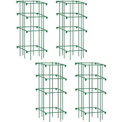 Lifetime Tomato Cages, Heavy Gauge Garden Plant Support, Set of 4, 32" H Installed, Easy Fold for Storage - Gardener's Supply Company 5 Lifetime Tomato Cages, Heavy Gauge Garden Plant Support, Set of 4, 32" H Installed, Easy Fold for Storage - Gardener's Supply Company - Image 4