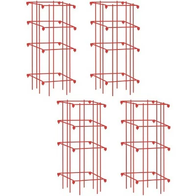 Lifetime Tomato Cages, Heavy Gauge Garden Plant Support, Set of 4, 32" H Installed, Easy Fold for Storage - Gardener's Supply Company 6 Lifetime Tomato Cages, Heavy Gauge Garden Plant Support, Set of 4, 32" H Installed, Easy Fold for Storage - Gardener's Supply Company - Image 5
