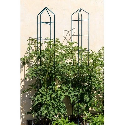 Tall Zenith Folding Garden Supports Set of 2 - yellow - Gardener's Supply Company 5 Tall Zenith Folding Garden Supports Set of 2 - yellow - Gardener's Supply Company - Image 3
